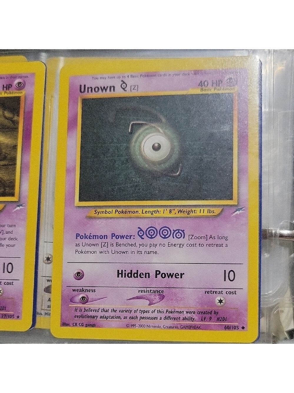 Pokemon Card Unown